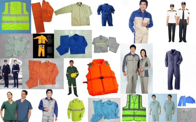 Các loại quần áo công nhân phổ biến